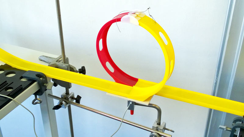 Darda-Looping auf Cassy-Kraftmesser