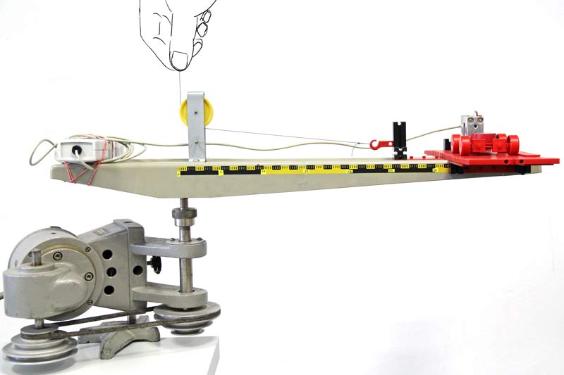 Coriolis-Force experimental setup