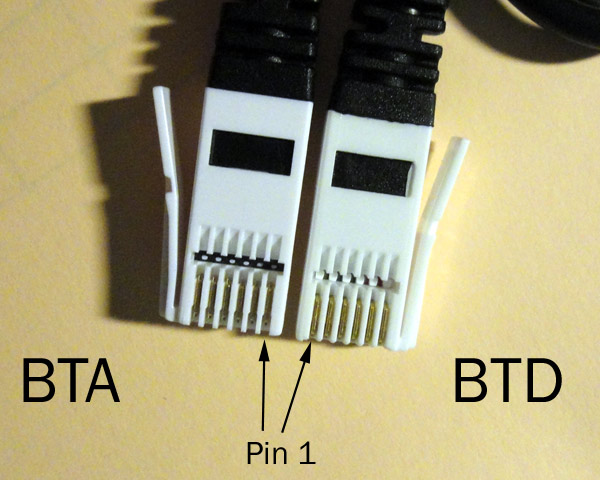 Vernier BTA- und BTD-Stecker