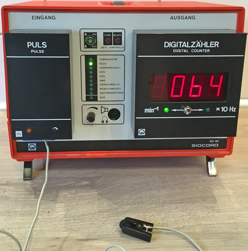 Leybold Biocord als Pulsmessgert